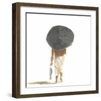 Umbrella and Fish, 2015-Lincoln Seligman-Framed Giclee Print