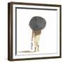 Umbrella and Fish, 2015-Lincoln Seligman-Framed Giclee Print