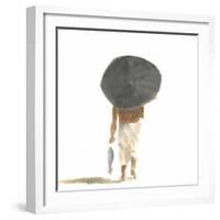 Umbrella and Fish, 2015-Lincoln Seligman-Framed Giclee Print