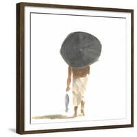 Umbrella and Fish, 2015-Lincoln Seligman-Framed Giclee Print