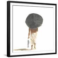 Umbrella and Fish, 2015-Lincoln Seligman-Framed Giclee Print