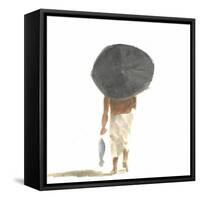 Umbrella and Fish, 2015-Lincoln Seligman-Framed Stretched Canvas