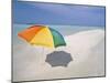 Umbrella and Sandbar, North Male Atoll, Maldives, Indian Ocean-Sergio Pitamitz-Mounted Photographic Print