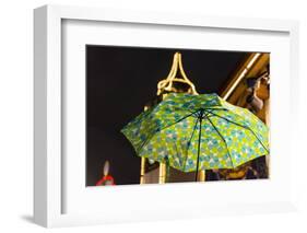 Umbrella at the Oktoberfest-Christine Meder stage-art.de-Framed Photographic Print