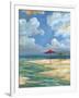 Umbrella Beachscape I-Paul Brent-Framed Art Print