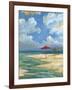 Umbrella Beachscape I-Paul Brent-Framed Art Print