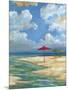 Umbrella Beachscape I-Paul Brent-Mounted Art Print