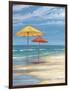 Umbrella Beachscape II-Paul Brent-Framed Art Print