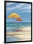 Umbrella Beachscape II-Paul Brent-Framed Art Print