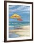 Umbrella Beachscape II-Paul Brent-Framed Art Print