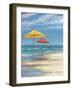 Umbrella Beachscape II-Paul Brent-Framed Art Print