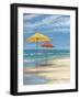 Umbrella Beachscape II-Paul Brent-Framed Art Print