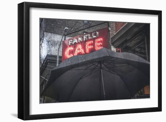 Umbrella Cafe-Moises Levy-Framed Giclee Print