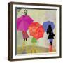 Umbrella Girls-Andrew Michaels-Framed Art Print