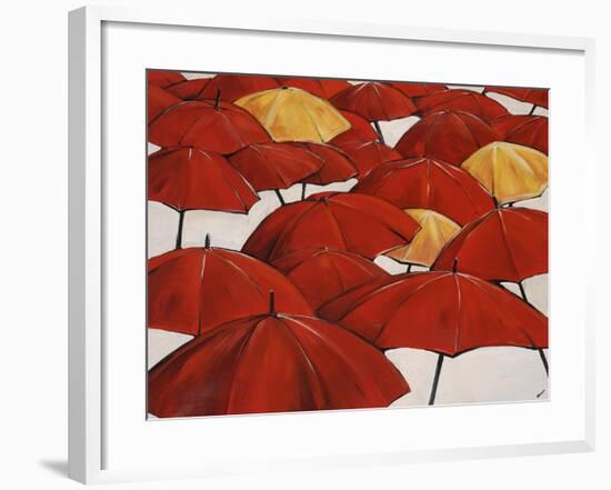 Umbrella Parade-Sydney Edmunds-Framed Giclee Print