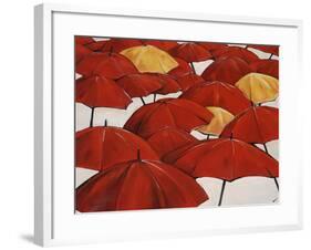 Umbrella Parade-Sydney Edmunds-Framed Giclee Print