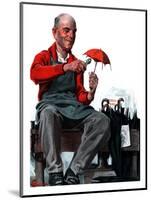 "Umbrella Repair Man,"April 25, 1925-Elbert Mcgran Jackson-Mounted Giclee Print