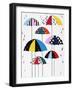 Umbrella Ways-Sydney Edmunds-Framed Giclee Print