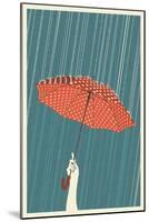 Umbrella-Lantern Press-Mounted Art Print