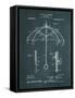 Umbrella-Patent-Framed Stretched Canvas