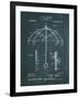 Umbrella-Patent-Framed Art Print