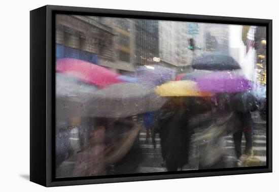 Umbrellas 1-Moises Levy-Framed Stretched Canvas