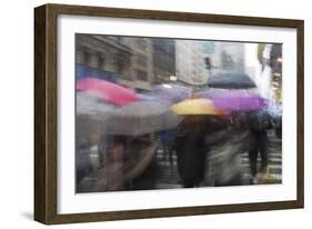 Umbrellas 1-Moises Levy-Framed Giclee Print