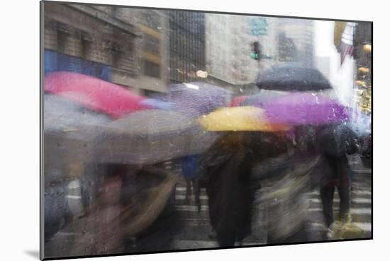 Umbrellas 1-Moises Levy-Mounted Giclee Print