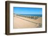 Umbrellas and Beach Chairs, Fisherman's Beach (Praia Dos Barcos), Albufeira-G&M Therin-Weise-Framed Photographic Print