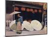 Umbrellas and Commerce-Mortimer Ludington Menpes-Mounted Giclee Print