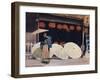 Umbrellas and Commerce-Mortimer Ludington Menpes-Framed Giclee Print