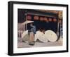 Umbrellas and Commerce-Mortimer Ludington Menpes-Framed Giclee Print