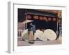 Umbrellas and Commerce-Mortimer Ludington Menpes-Framed Giclee Print