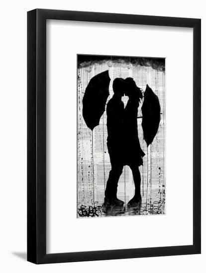 Umbrellas and Love-Loui Jover-Framed Art Print