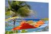 Umbrellas and Shade at Castaway Cay, Bahamas, Caribbean-Kymri Wilt-Mounted Photographic Print