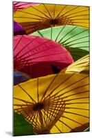 Umbrellas at Borsang Handicraft Village, Chiang Mai, Thailand, Southeast Asia, Asia-null-Mounted Photographic Print