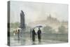 Umbrellas, Charles Bridge, Prague-Trevor Chamberlain-Stretched Canvas