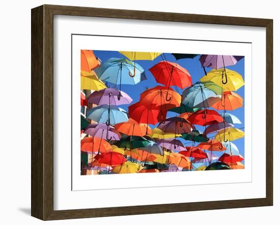 Umbrellas Decor Madrid Getafe-null-Framed Art Print