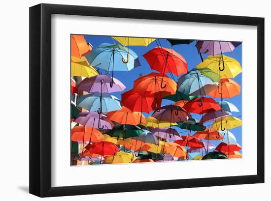 Umbrellas Decor Madrid Getafe-null-Framed Art Print