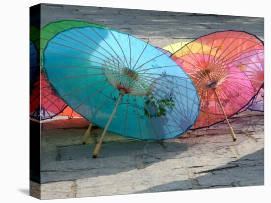 Umbrellas For Sale, China-Bruce Behnke-Stretched Canvas