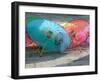 Umbrellas For Sale, China-Bruce Behnke-Framed Photographic Print