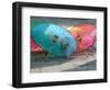 Umbrellas For Sale, China-Bruce Behnke-Framed Photographic Print