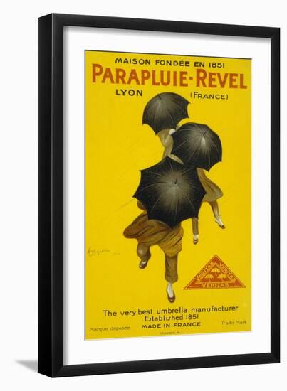 Umbrellas from Parapluie- Revel, Lyons, France - the Very Best Umbrella Manufacturer-null-Framed Art Print