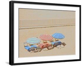 Umbrellas III-null-Framed Art Print