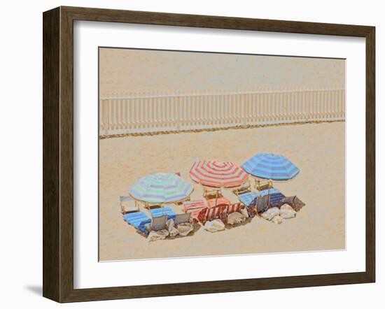 Umbrellas III-null-Framed Art Print