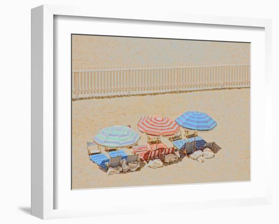 Umbrellas III-null-Framed Art Print