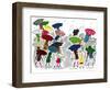 Umbrellas - Jack and Jill, April 1945-Stella May DaCosta-Framed Giclee Print