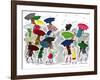 Umbrellas - Jack and Jill, April 1945-Stella May DaCosta-Framed Giclee Print