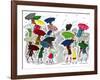 Umbrellas - Jack and Jill, April 1945-Stella May DaCosta-Framed Giclee Print