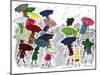 Umbrellas - Jack and Jill, April 1945-Stella May DaCosta-Mounted Giclee Print